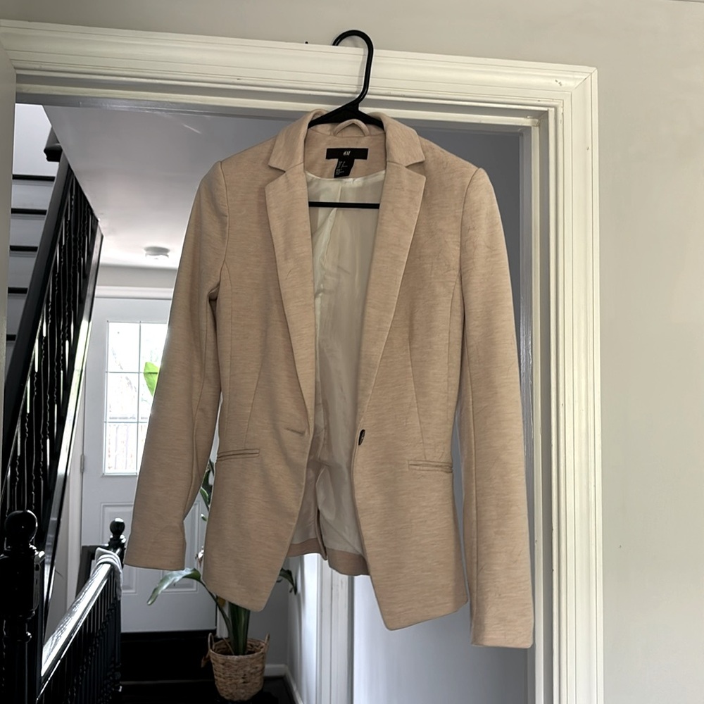 Cream blazer size S